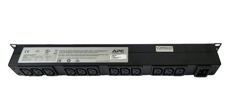 APC AP9565 NetShelter Basic Rack PDU 1U 3.7kW 230V 16A or 3.3kW 208V 16A x12 C13