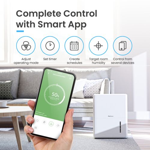 Pro Breeze 30L Smart Dehumidifier with Digital Display & Continuous Drainage — image 7