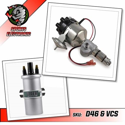 Electronic Distributor and Viper Sports Coil Triumph GT6 TR6 Delco Type