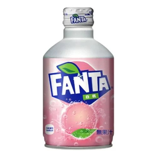 Fanta White Peach 300ml x24 Metal Bottles Japanese Import