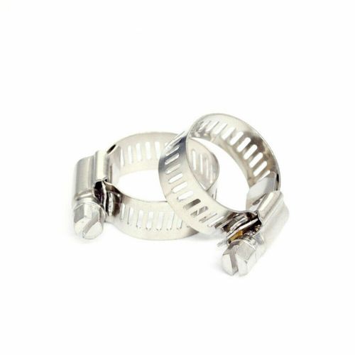 101-Pcs Assorted Stainless Steel Hose Clamp Kit With No Driver Jubilee Clips Set — image 7