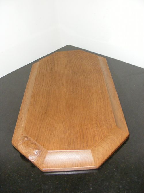 UNUSUAL  ROBERT  MOUSEMAN  THOMPSON OAK  BOARD CHEESE/ SHARING PLATTER - CRITTER — image 11