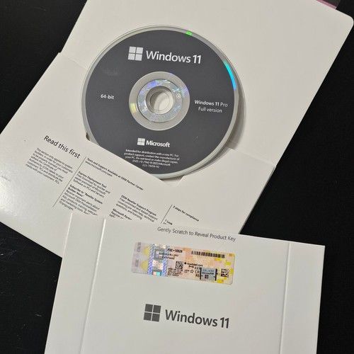 Windows 11 Pro 64bit English Full Version Factory Sealed DVD