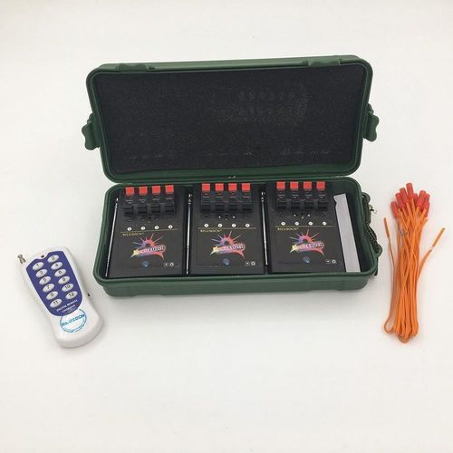 12 Cue Wireless Fireworks Firing control system equipment+Remote+12pc Ignit — image 3