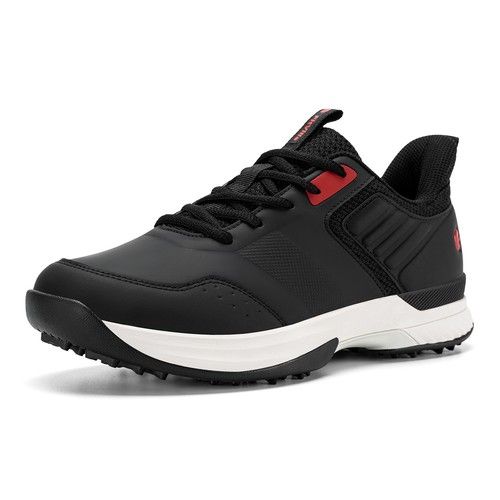 FitVille Mens Golf Shoes Wide Fit Professional Spiked Outdoor Golf Trainers 7-13