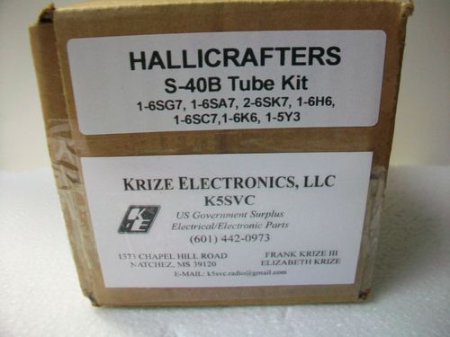 HALLICRAFTERS  S-40B  TUBE  KIT — image 1