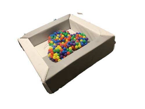 Ball Pool pits White And Grey For babies toddlers Hard foam made long lasting — image 2