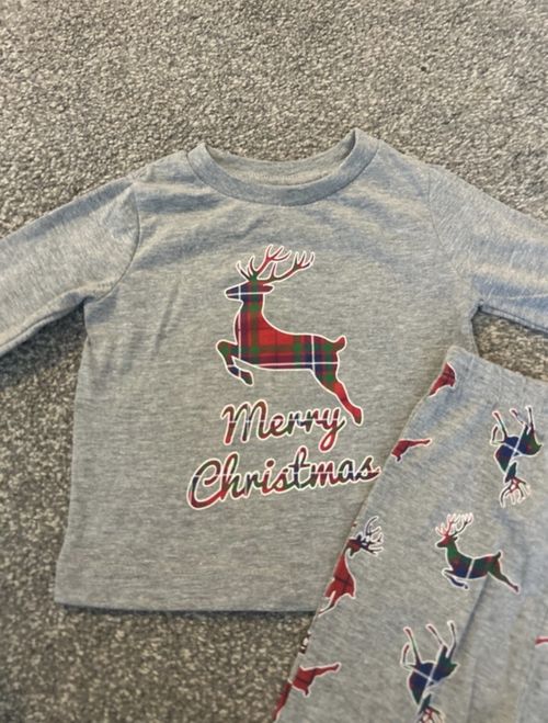 Baby Christmas Two Piece Pyjama Set Size 6/9 Months From B&M — image 3