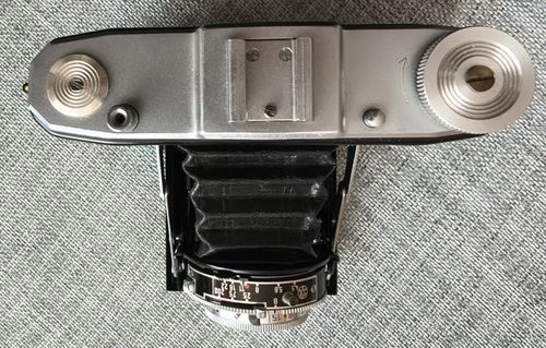 Zeiss Ikon Signal Nettar 518/16 camera Novar f4.5/75mm lens leather case — image 4