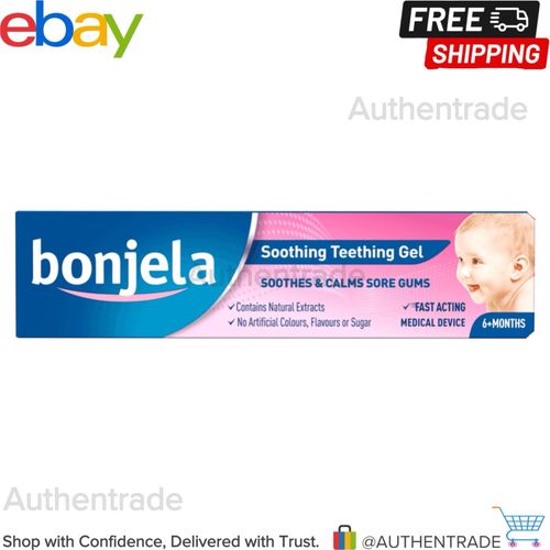 4 X Bonjela Infant Soothing Sugar Free Teething Gel - 15g -(Total 60gm) -BB:2028 — image 2