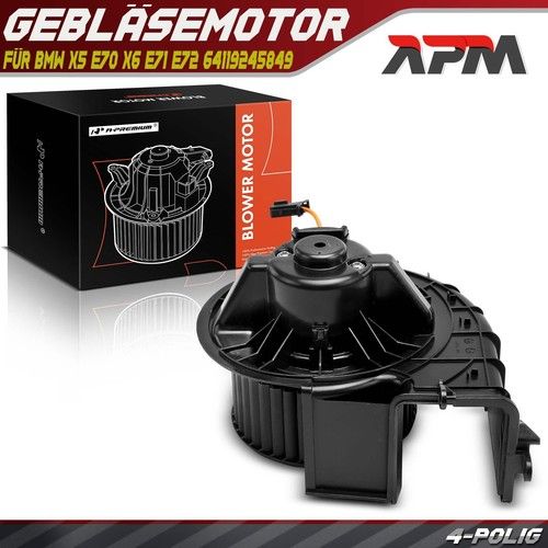 Blower Motor Interior Blower 252W For BMW X5 E70 X6 E71 E72 xDrive 2006-2014