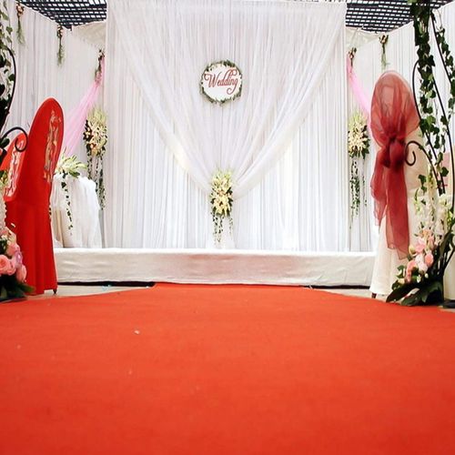 3×3m White Backdrop Curtain Background Drape Wedding Party Stage  Booth Sheer — image 4