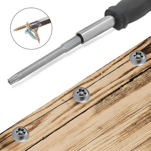 11X/10CM Long Reach Torx Star Hex Security Bit Set Tamper Proof Screwdriver Bits — image 9