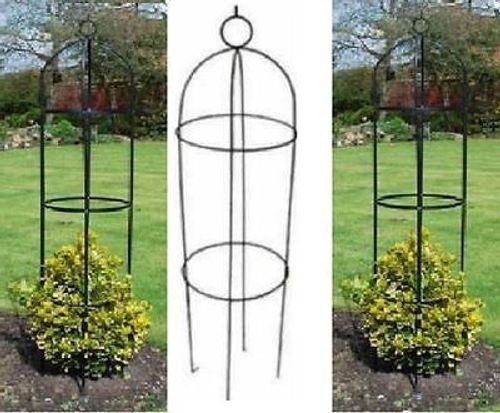 1.9m Outdoor Garden Metal Obelisk Climbing Plant Support Frame Trellis New — image 8