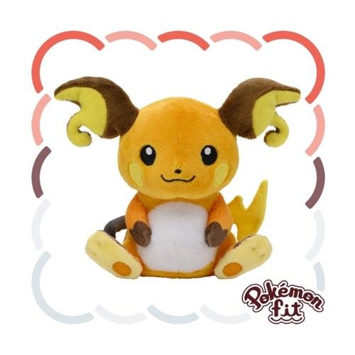 Raichu #026 Plush - Pokemon Center Japan Official Pokemon Fit Plush Toy