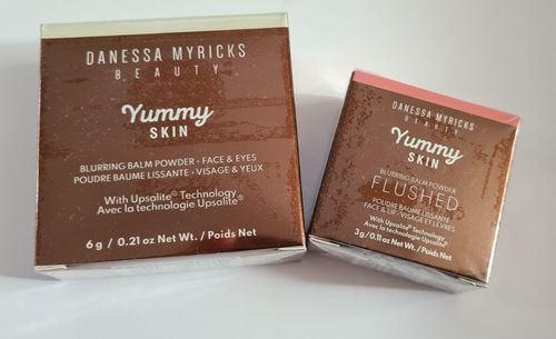 2 x Danessa Myricks Yummy Skin. 1 Blurring Balm Powder Universal 6g & 1 Flushed — image 1