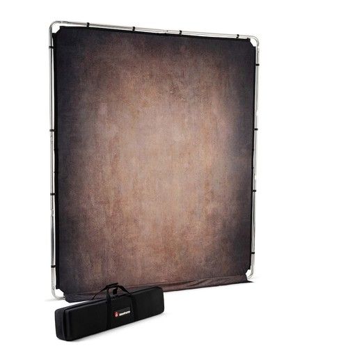 Manfrotto EzyFrame Vintage Background Kit 2x2.3m (Walnut)