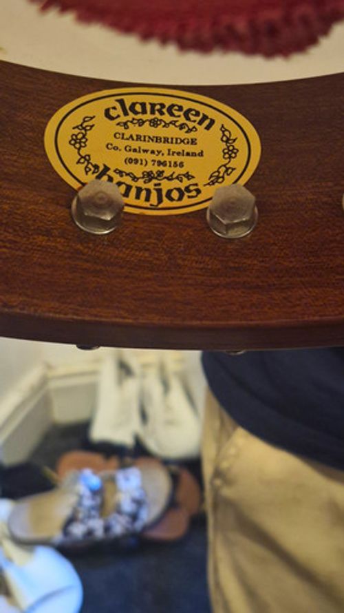 Clareen Banjos 4-String Tenor Open Back Banjo Satin Finish w/ Bag