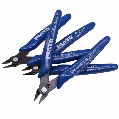 2x Flush Side Cutter Precision Shear Wire Snips Pliers Tool Diagonal Mini Cutter — image 5
