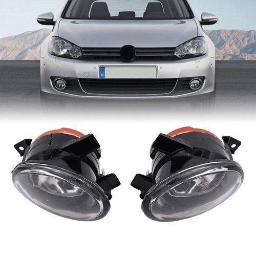 1Pair Front Fog Light Lamp For VW Golf Jetta Mk6 Touran Tiguan Caddy Left &Right