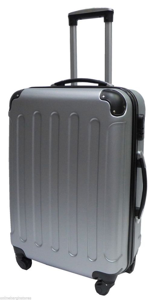 Hard Shell 4 Wheel Spinner Suitcases Luggage Set Cabin Trolley Hand Luggage  — image 2