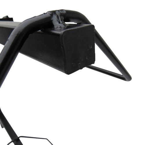 Hanging Double Saddle Rack (Hook Over  Two Tier Stand Horse Portable Black) — image 6