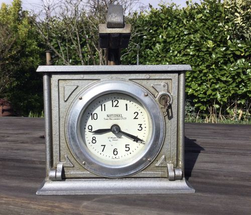 National Time Recorder Clocking In Machine — image 1