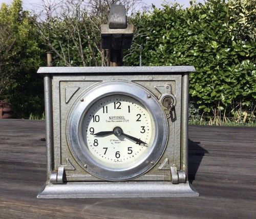 National Time Recorder Clocking In Machine