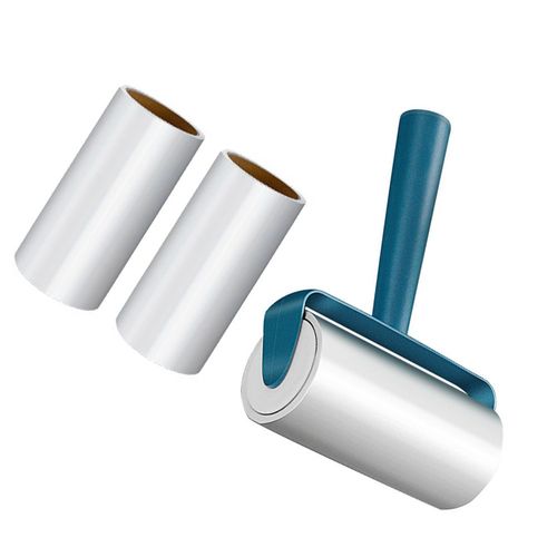 Reusable Plastic Lint Roller for Pet Hair Navy Portable Clothes Hair Remover — image 7