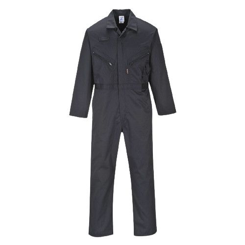 PORTWEST Mens Liverpool Zip Coverall Overall Workwear Safety Boiler Suit C813 Uk