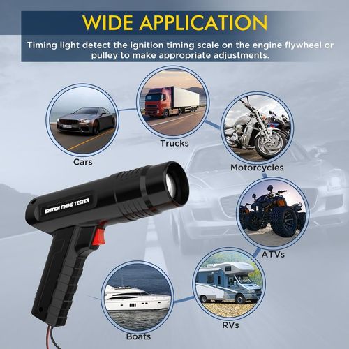 Ignition Timing Light 12V Gasoline Engine Timing Strobe Lamp for Car Motorcycle — image 6