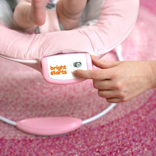 Bright Starts Disney Baby Minnie Mouse Rosy Skies Baby Bouncer Pink From 0-6M — image 3