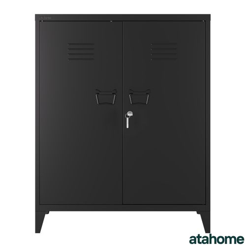 Atahome Metal Cabinet Storage Cupboard Lockable Steel Cabinet Adjustable Shelves — image 21