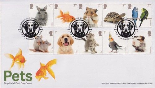 GB FDC 2026 PETS STAMPS FDC **SPECIAL PRICE** UNADDRESSED FDC RETRIEVER POSTMARK