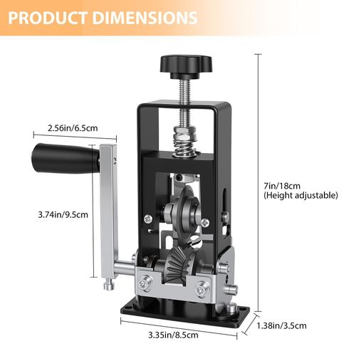 Manual Wire Stripping Machine Portable Cable Stripper Copper Recycling 2-25mm — image 2