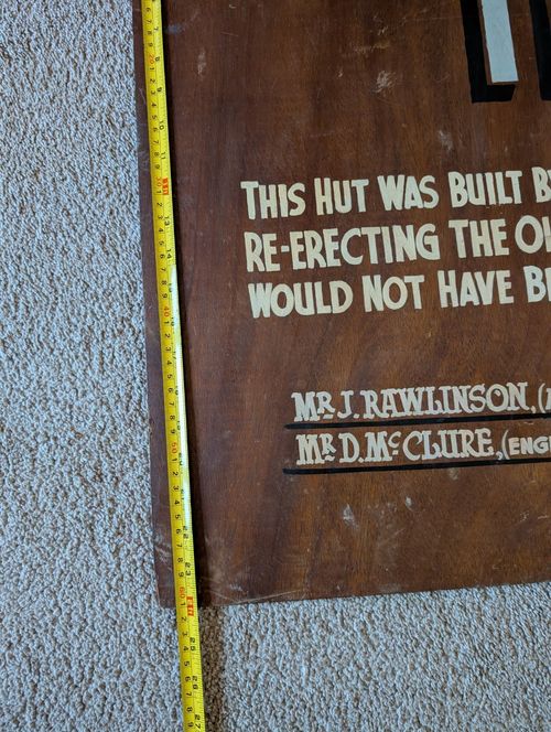 Vintage Scouts Sign Scouting Wooden Social History Large — image 12