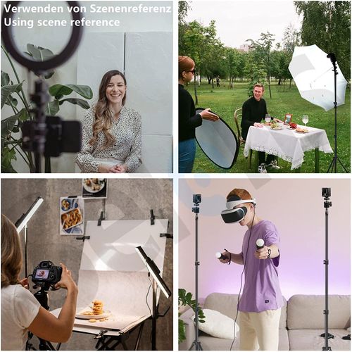 2PCS 79" Light Stand 2M Tripod Adjustable Photo Photography LED Flash Studio Bag — image 3
