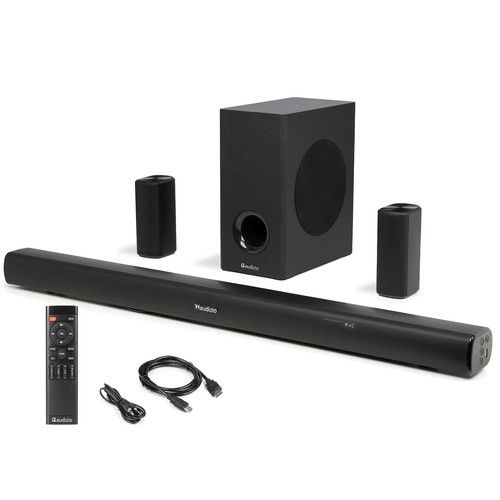 Audizio SB100 5.1 Cinema Surround Sound Speaker System with Soundbar & Subwoofer