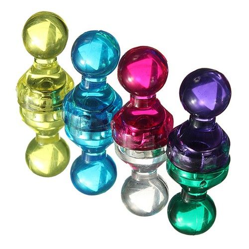 10 x Strong Magnets Fridge Memo Magnet Push Pin Skittle Notice Board 