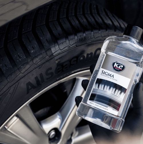 K2 Sigma Tyre Dressing 500ml + Applicator – Wet Look Car Tyre Shine Cleaner NEW — image 6