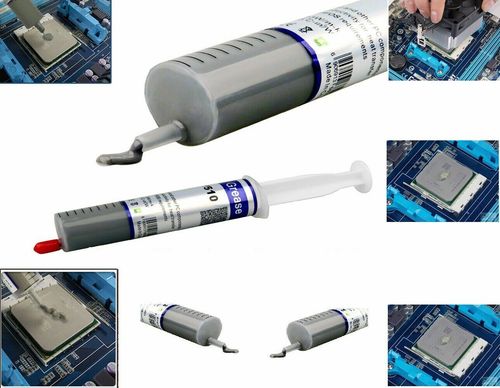 New Silicone Thermal Heatsink Compound Cooling Paste PC Processor Grease Syringe — image 9