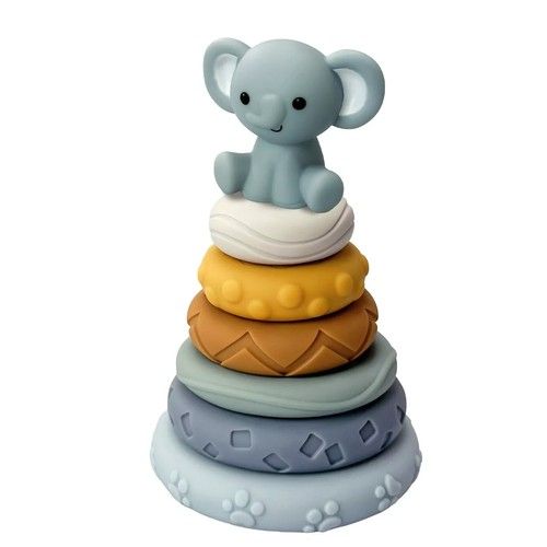 Montessori Sensory Early Learning Toys Nesting Stacker Ring Building Blocks Toys