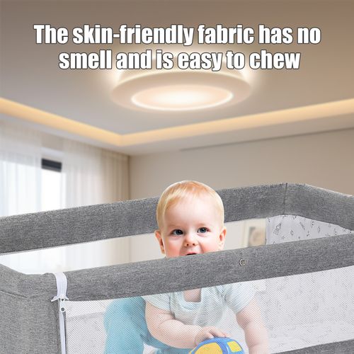 Baby Bedside Crib Sleeper Bassinet Safe Co-Sleeping Storge with Changing Table — image 8