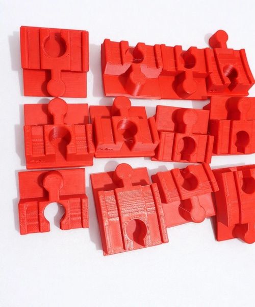 Brio - Duplo Train Track Support/Bridge Riser Building Blocks — image 3