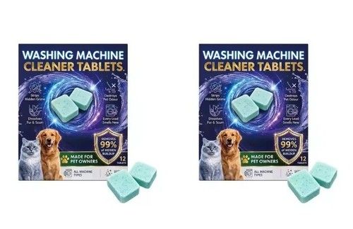 24 Pack Prime Drum Washing Machine Cleaner Pro,Deep Clean Drum & Remove Descaler