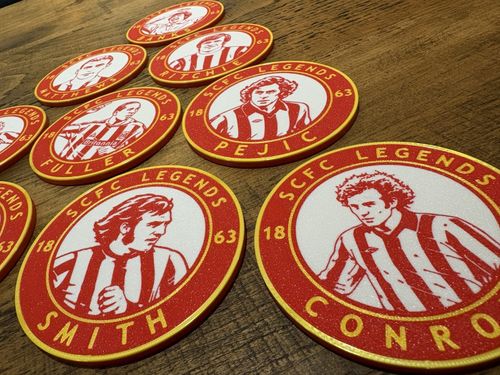 Stoke City Legends Coaster Set & Holder - Choose 6 — image 7