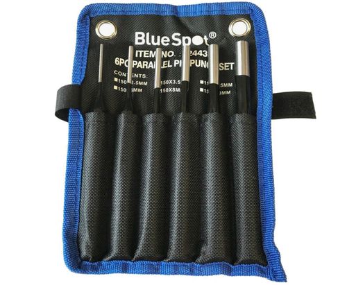 BlueSpot Pin Punch Set 6pce Hand Tools Mechanical Metal Holes Drill Punches — image 4
