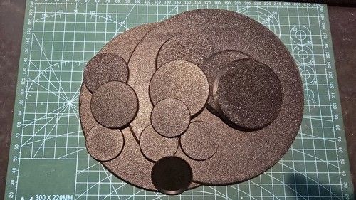 Various Round Bases 100mm to 160mm For Warhammer 40k, D&D, Miniatures, Wargaming