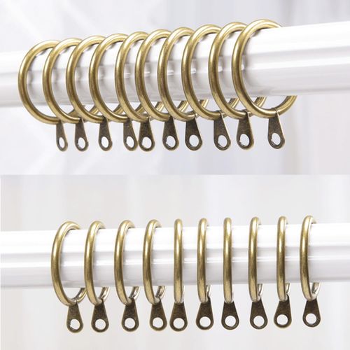 38mm Antique Brass Curtain Rings - 50 Pcs, Easy Installation and Elegant Style — image 5