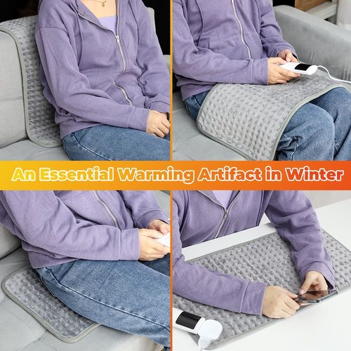 9 Levels Heating Pad Electric Heat Pad for Back Neck Shoulder Belly Pain Relief. — image 14